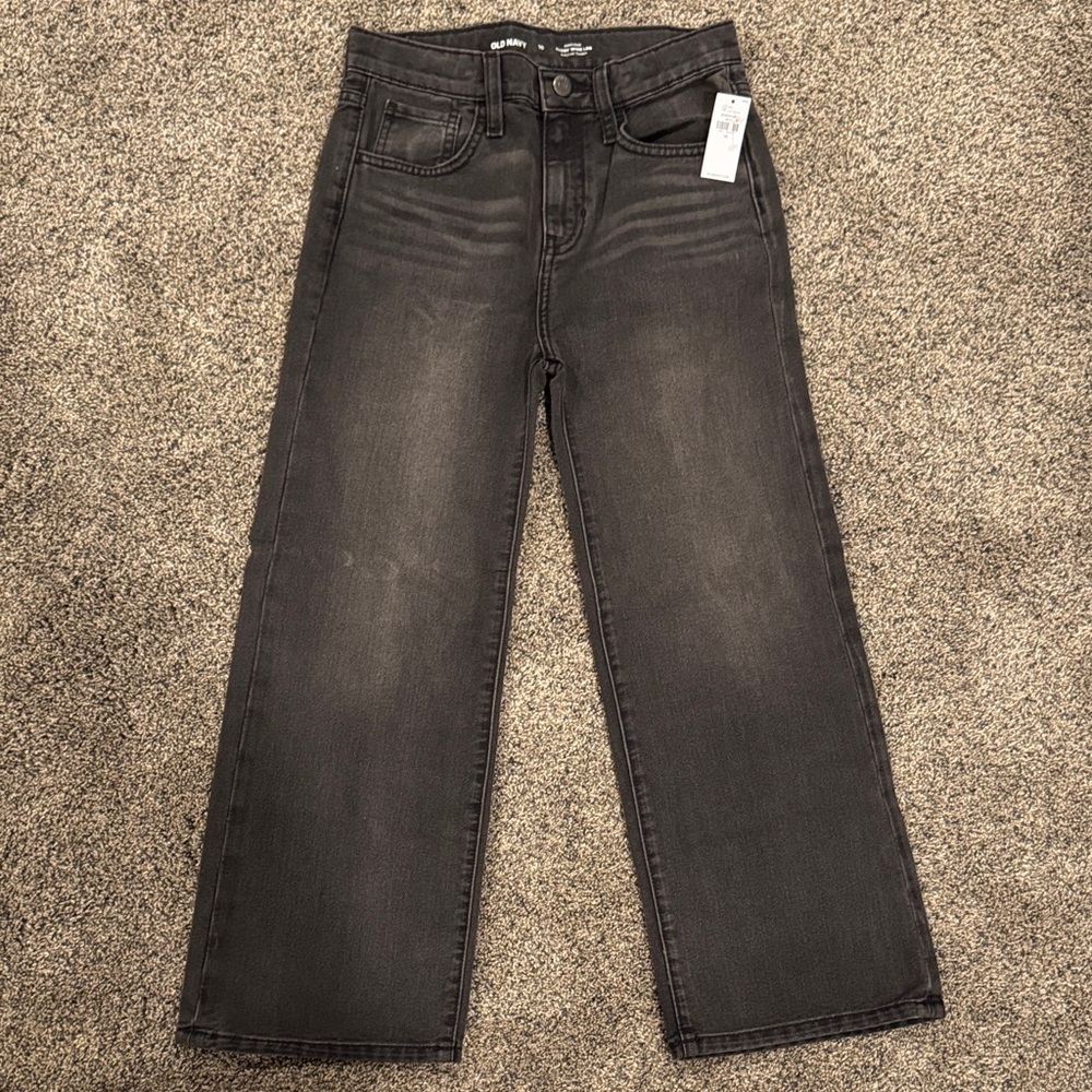 Old Navy Men's Dark Gray Straight Jeans